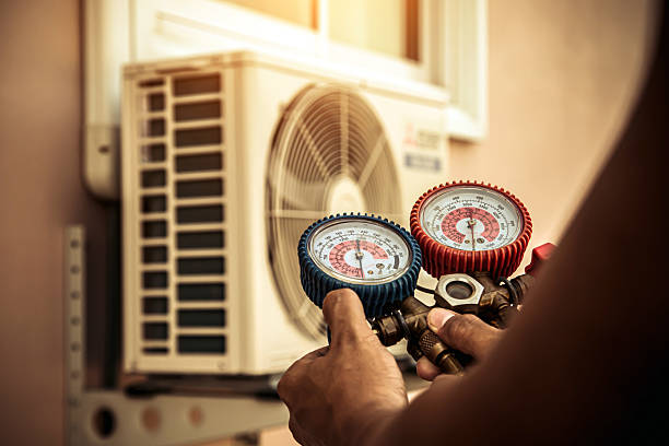 Professional Ac Installation technician working in Grasston, MN